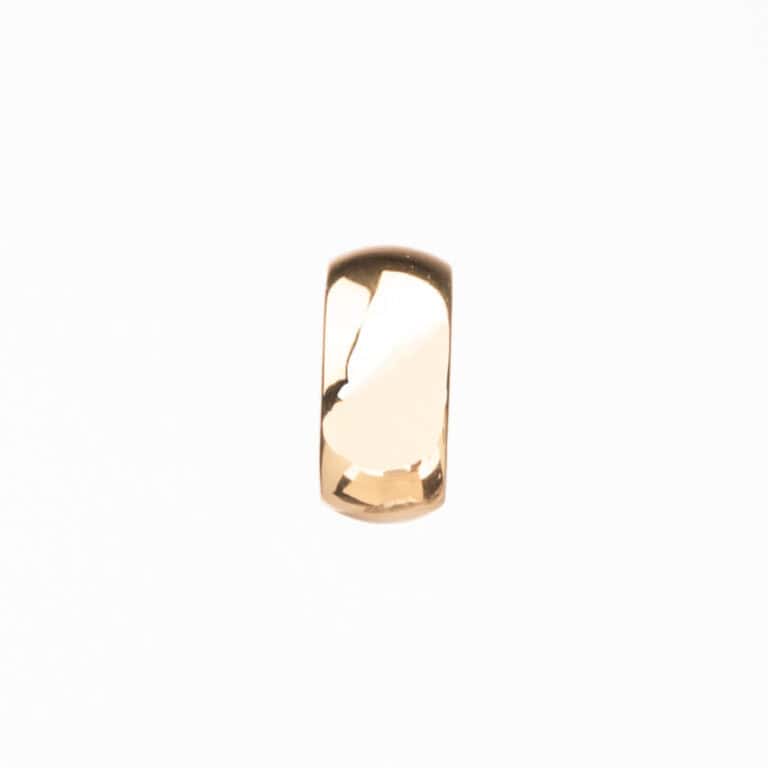 Anello fascia stondata oro 3